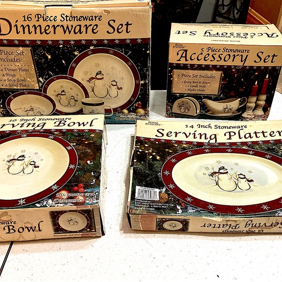 Royal seasons stoneware seasonal set - Picture 1 of 1